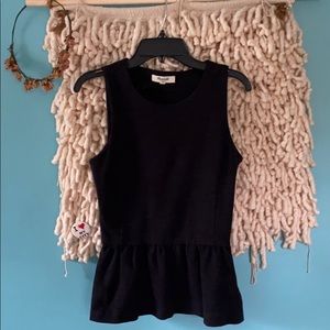 Madewell peplum top